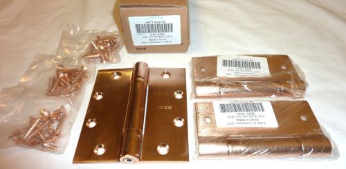 3 Ives 3CB1HW 5&#034; x 4.5&#034; 612/US10 Heavy Weight Mortise Door Hinge OXIDIZED BRONZE