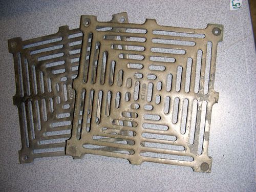 Commercial Bronze Floor Grates