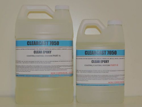 CRYSTAL CLEAR COATING CASTING FIBERGLASS EPOXY RESIN (2 -1 mixing ) 192oz. KIT