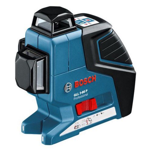 BOSCH GLL3-80P 360 Degree 3-Plane Leveling Alignment Multi Line Laser Level