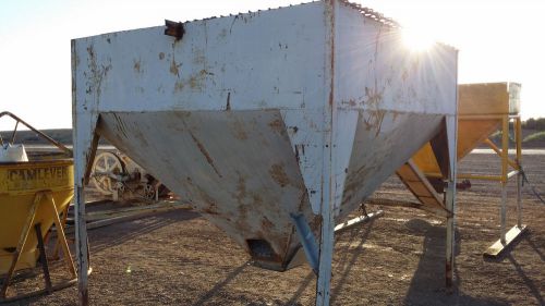 Gravel hopper 8 x 8 x 8 with screen grate rock  gold dirt mining sort for sale