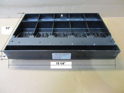 Till, insert 5BX5C, PK-15TA-03, M-15TA-03 for APG 18&#034; Cash Drawer, excellent