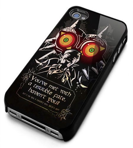 The Legend of Zelda Majoras Mask Logo For iPhone 4/4s/5/5s/5c/6 Black Hard Case