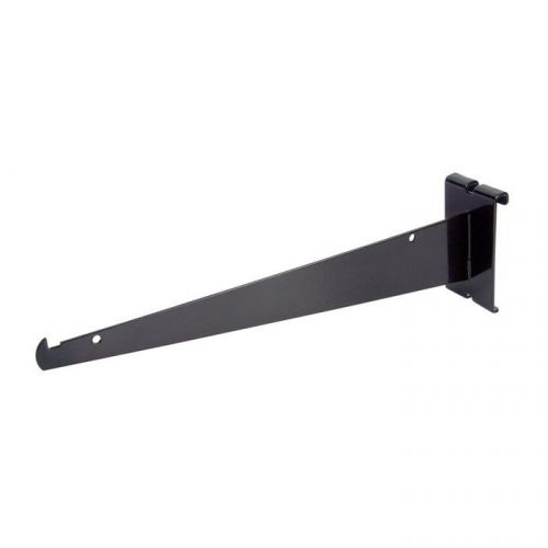 48 USED 12&#034; BLACK GRIDWALL SHELF BRACKET