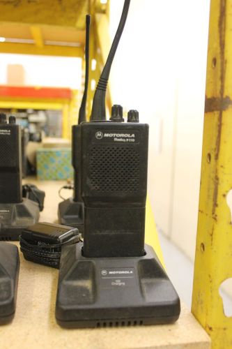 (6) MOTOROLA UHF RADIUS P110   RADIOS WITH CHARGER