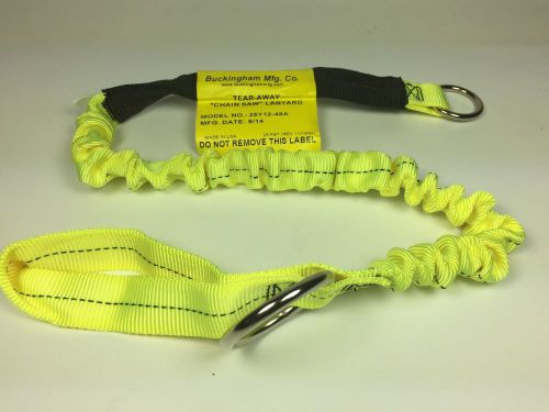 Buckingham tear away bungee chainsaw lanyard 25y12-48a arborist free shipping for sale