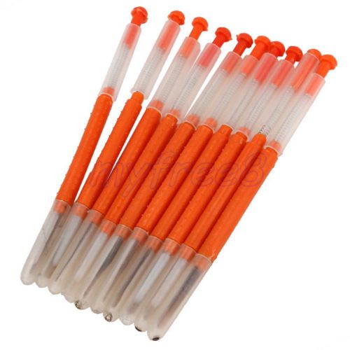 10PCS Orange Plastic Retractable Type Beekeepers Head Grafting Tools