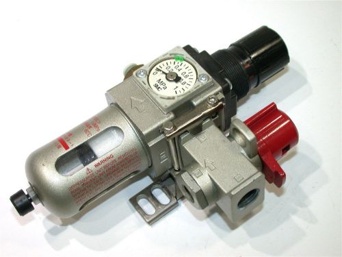 Up to 2 smc air regulator filter shut-off aw20-02e-c for sale