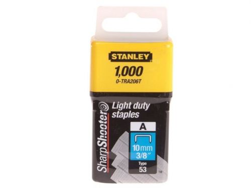 STANLEY 0-TRA204T - 6mm LIGHT DUTY STAPLES  - Pack of 1000 Type 53 Staples