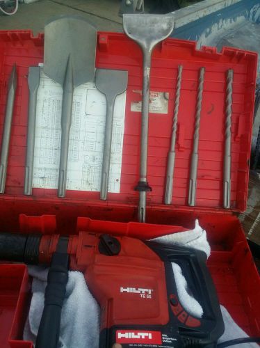 HILTI TE 56 HAMMER DRILL, WORKS PERFECT- MADE IN LIECHTENSTEIN-STRONG, FAST SHIP