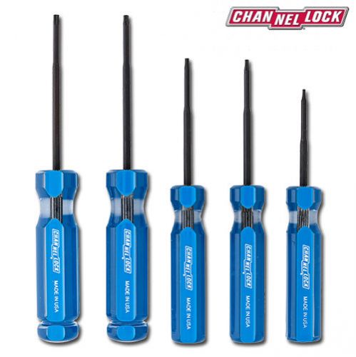 Channellock tp-5a - 5 piece precision torx professional screwdriver set for sale