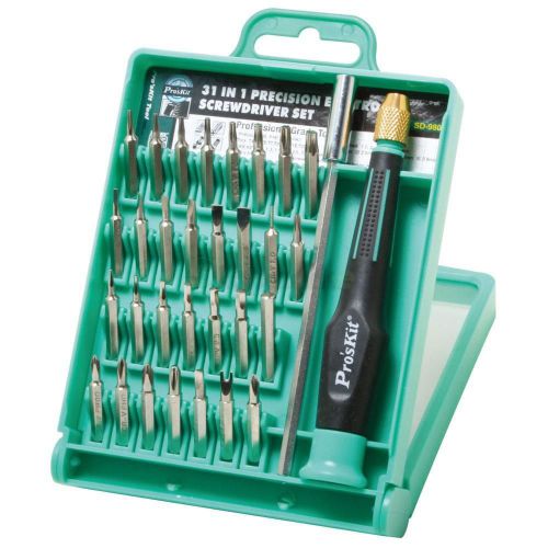 New 31in1 Pro&#039;sKit Precision Electronic Screwdriver Tools Set Repair Fix Kit