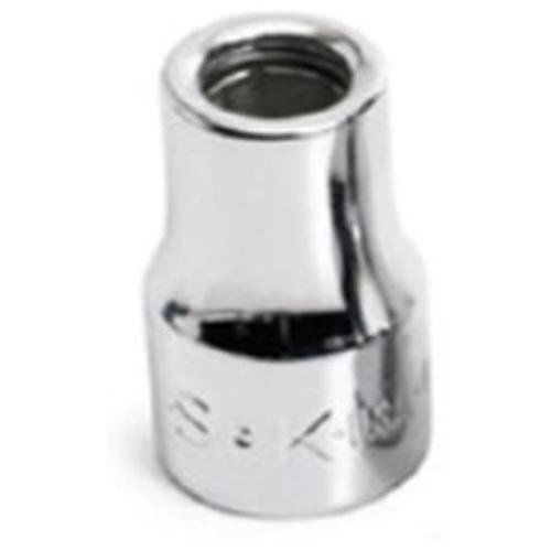 NEW SK Hand Tool 45498 3/8-Inch Drive Bit Holder Socket, 1/4-Inch, Chrome