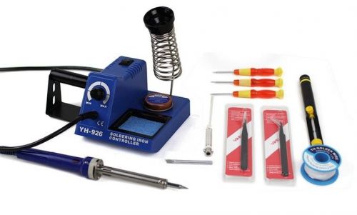 60W Adjustable Temp Soldering Welding Iron Station Wire Screwdriver Kits