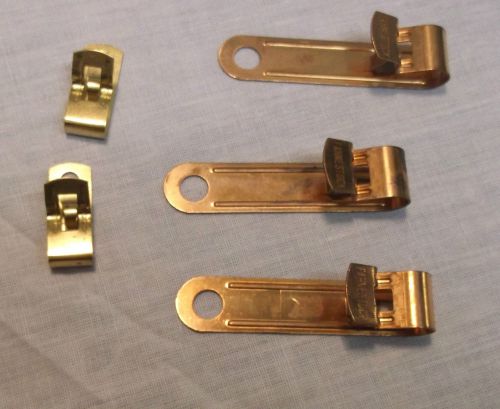 3 large 2.25&#034;fahnestock clips and 2 small 1.00&#034; for ignitors, webster brackets for sale