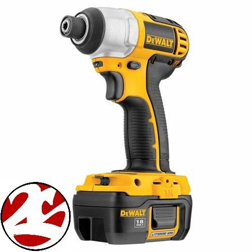 New dewalt dc825 dc826 18v volt cordless 1/4&#034; impact dc9182 lithium ion for sale