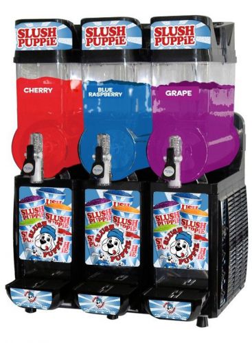 Cab three bowl slush puppie machine granita smoothie icee new for sale