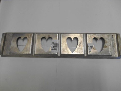 #5738 rhodes kook e king cookie cutter die: 2 1/4&#034; heart for sale