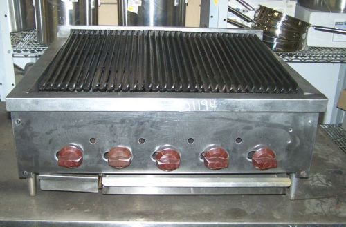 Wolf 30 In Countertop Radiant Char Broiler 5 Burner Model: SCB-30