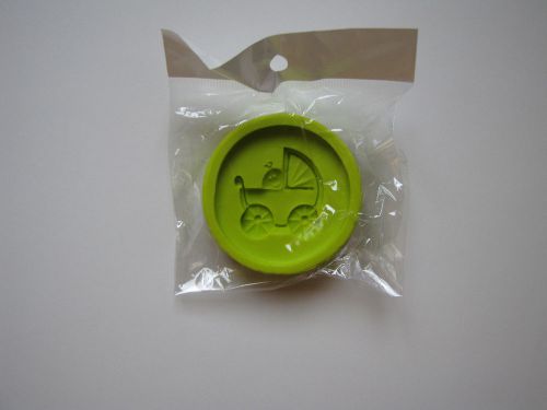 Handmade craft of 3d pram with baby silicone mold for sale
