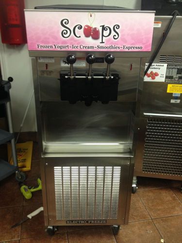 Electro Freez sl 500 machines produce the best tasting gravity-fed frozen yogurt