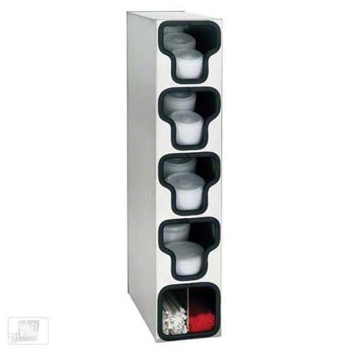 DISPENSE-RITE (TLO-4SS) 6 COMPARTMENT LID &amp; CONDIMENT ORGANIZER