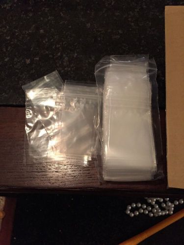 1000 2x3 Clear Ziplock Reclosable Bags Zip lock 2 Mil