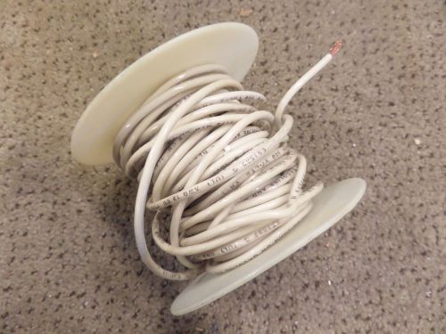 NEW OLD STOCK 50&#039; + 12 AWG GAUGE WHITE STRANDED MTW-THWN-THHN WIRE 22-9658-18