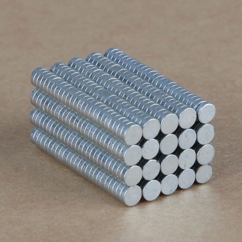 100pcs 3mm X 1mm Neodymium Disc Super Strong Rare Earth N35 Small Fridge Magnets