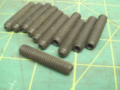 (11) 5/16-18 X 1/2 SOCKET SET SCREWS CUP POINT BLACK OXIDE #57713