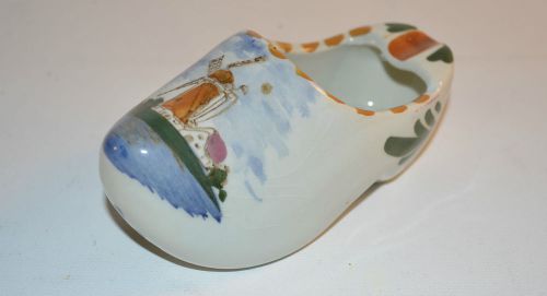 Holland/Dutch Ceramic blue Delfts Handpainted Shoe Astray Encenser