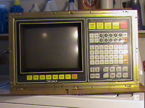 OKUMA OSP5000L CNC PANEL / MONITOR E0105-800-020-1