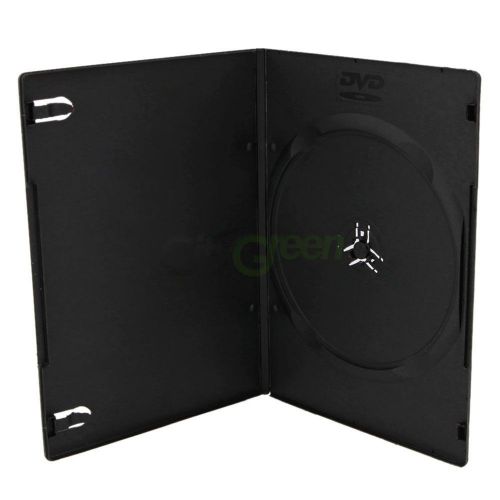 5pcs single 7mm cd dvd disc case music dj album box plastic movie video storag for sale