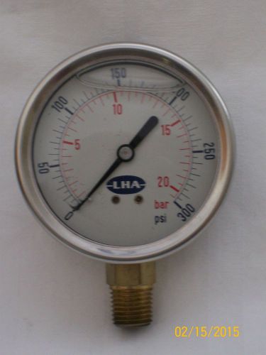 LHA Hydraulic Gauge Model PGL-A-63-N-B-300-S