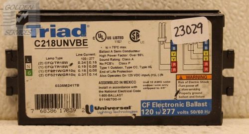 Triad C218UNVBE CF Electronic Ballast 120/277V