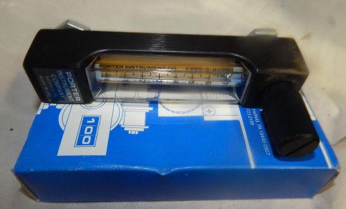 PORTER INSTRUMENTS 088275-000 FLOW METER 0-70 L/M 40 PSIG - NIB