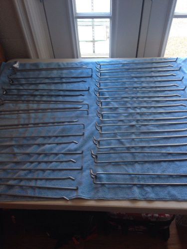 (20) 13 Inch Metal Hooks - For 1/8 &amp; 1/4&#034; Pegboard or Slatwall