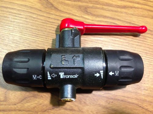 Transair 4089 25 00 1&#034; ID Double Female, Vented Valve New