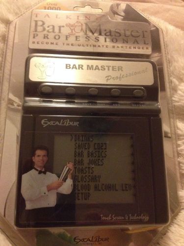 TALKING BAR MASTER PROFESSIONAL, MAKE OVER A 1000 DRINKS,  BECOME A BARTENDER