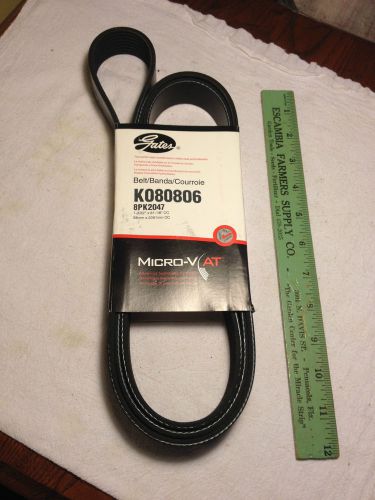 GATES K080806 SERPENTINE BELT MICRO-V AT 8PK2047, 3030-01-576-4547