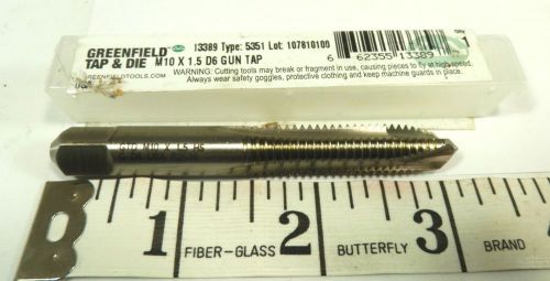 Greenfield 13389 spiral point tap, m10 size, 3-flute, 1.5mm pitch~ (loc20) for sale