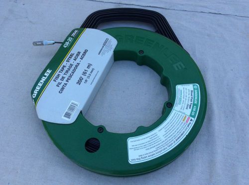 Greenlee 438-20  200&#039; foot X 1/8&#034;  Fish Tape  New Free Shipping