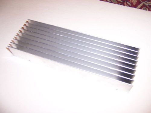 large flat-bottom aluminum heatsink heat sink 9.5&#034; x 3&#034; x 1 3/8&#034;