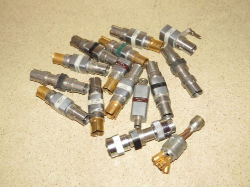 ^^ CONNECTOR LOT # 13  (15 PIECES)-  GENERAL RADIO  874- ATTEN- TEK TERMINATIONS