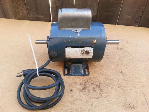 Vintage Powr Kraft Wood Lathe Motor 1/2 HP 1725 RPM Montgomery Ward YWL 4658-B