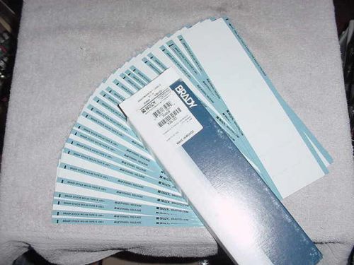 WRITE ON BRADYMARKER LABELS W0-59 BRADY LABEL WIRE MARKERS (25 CARDS-225 LABELS)