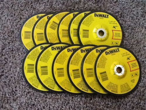 Lot of 12 Dewalt DWA4524 7&#034; Grinder Metal Cutting Wheel