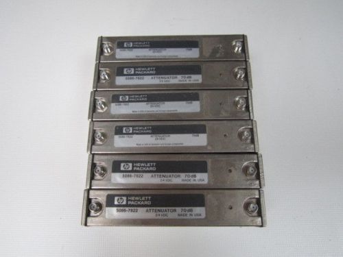 Aeroflex HP 5086-7822 attenuators set X 6 sold as is for parts