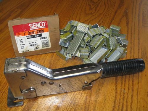 HD Arrow Comm. Hammer Stapler HT65 Slap Drive 3 lb Senco 1&#034; x 16ga Crown Staples