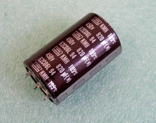 820uf 450v  NIPPON Electrolytic Capacitors 820uF 450V   lot of  50